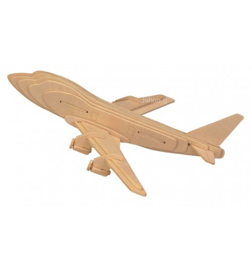 Конструктор: Сборная деревянная модель "Боинг 747" 3D