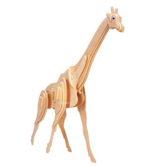 Конструктор: Сборная деревянная модель "Жираф" 3D
