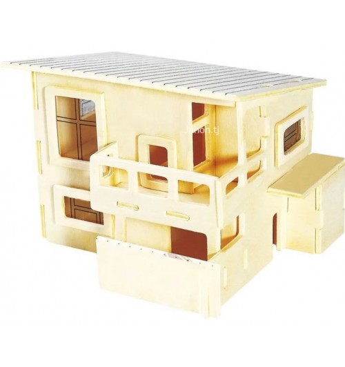 Конструктор: Сборная деревянная модель "Летний домик" 3D